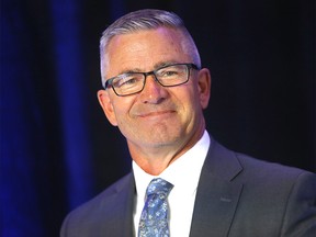 Travis Toews, candidate for leader of the United Conservative Party held a media availability and news conference at the The Westley Hotel in Calgary on Tuesday, June 28, 2022.