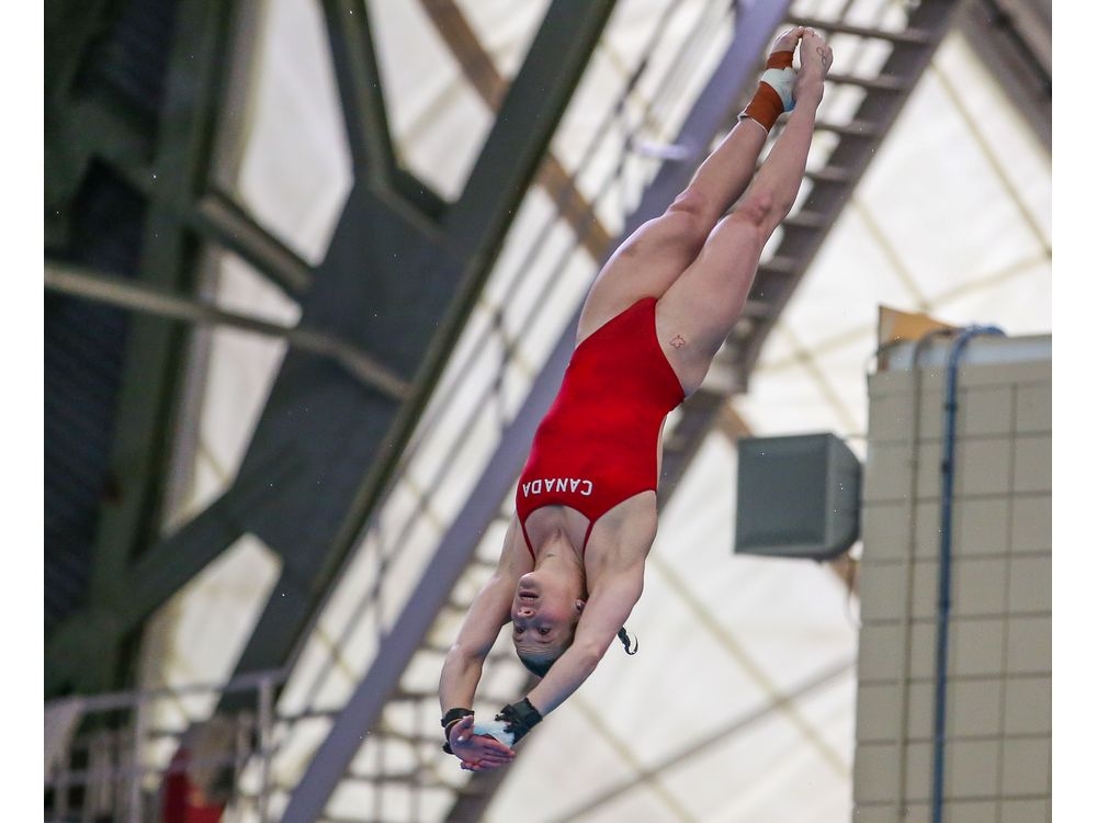 Calgary's Olympic diver Caeli McKay thinking big despite ankle injury