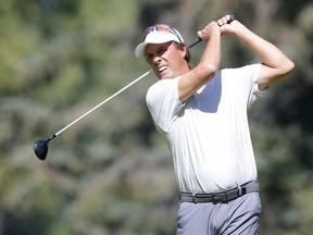 Pro golfer Stephen Ames during Day one of the Shaw Charity Classic at the Canyon Meadows Golf and Country Club in Calgary Friday, August 13, 2021.
