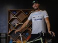 Darius Braun, a German cyclist who overcame a brain tumour and paralysis, poses for a photo in Calgary on Saturday, July 30, 2022.