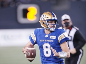 Winnipeg Blue Bombers QB Zach Collaros is sometimes at his most dangerous when he's improvising on the run.