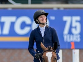 U.S. rider Hilary McNerney and Astilbe  had a solid showing in the ATCO Cup at the Spruce Meadows North American on Friday.