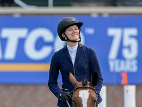U.S. rider Hilary McNerney and Astilbe had a solid showing in the ATCO Cup at the Spruce Meadows North American on Friday.