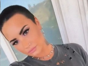 Demi Lovato - Social media screenshot - APR 22 - AVALON