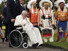 Pope Francis made a penitential pilgrimage to Maskwacis on Monday July 25, 2022.