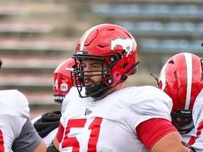 Stampeders centre Sean McEwen appears ready to rejoin the lineup.