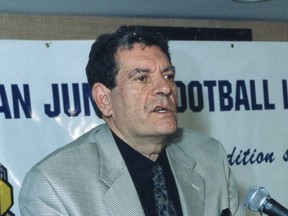 The late Keith Evans was instrumental in helping build the Calgary Colts into a football powerhouse. Now he's being inducted into the Canadian Football Hall of Fame. SUBMITTED PHOTO