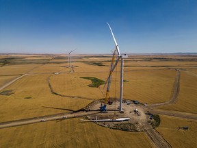 MasTec Canada has diversified with the addition of its power and renewables division, which includes wind energy construction.  COLTON McKEE PHOTOGRAPHY