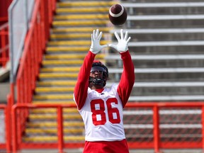Calgary Stampeders receiver Tre Odoms-Dukes may finally get a chance to show off his skills in game action on Saturday against the Elks in Edmonton.