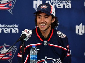 Columbus Blue Jackets sign Johnny Gaudreau to seven-year contract.