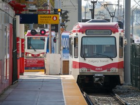 The Victoria Park/Stampede CTrain station was photographed on Wednesday, October 5, 2022.