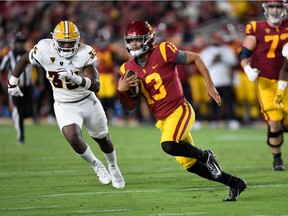 Transfer quarterback Caleb Williams has helped the USC Trojans start 5-0 and rise to No. 6 in the rankings.