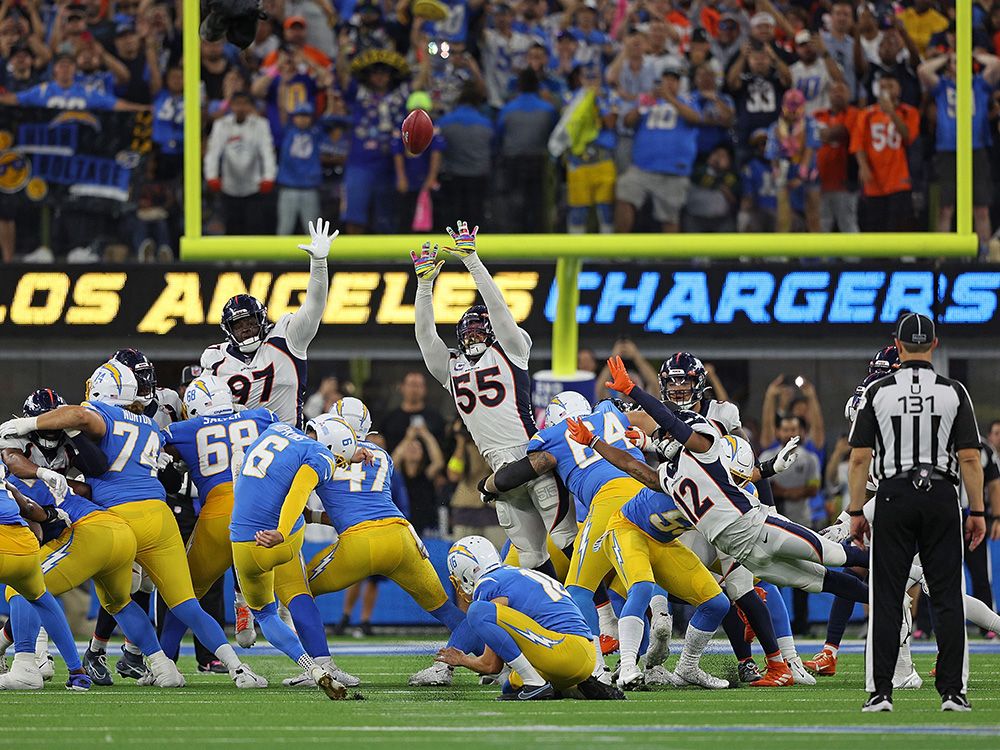 Calgary's Deane Leonard helps NFL's L.A. Chargers win Monday