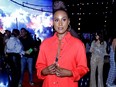 Issa Rae attends the 2022 LAFW: A N4XT Experience - Issa Rae: The Delta Runway Runway Collection at Advanced Airlines on Oct. 7, 2022 in Hawthorne, Calif.