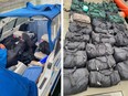 U.S. border agents have arrested an Alberta man for allegedly attempting smuggle nearly 650 kg of methamphetamine by boat from Washington State to B.C.