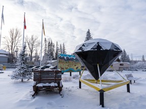 Pictured is the town of Black Diamond on Wednesday, January 5, 2022. The two neighbouring towns of Black Diamond and Turner Valley are merging to form the new town of Diamond Valley.