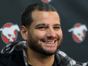 Kicker Rene Paredes will be back with the Calgary Stampeders next season, even after he begins a new career with the Calgary Fire Department.