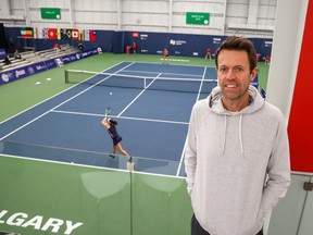 Daniel Nestor is the honorary tournament director for this year’s Calgary National Bank Challenger at the Osten & Victor Alberta Tennis Centre.
