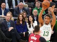 Prince William, Prince of Wales and Catherine, Princess of Wales, watch the NBA basketball game between the Boston Celtics and the Miami Heat at TD Garden on November 30, 2022 in Boston, Massachusetts. The Prince and Princess of Wales are visiting the coastal city of Boston to attend the second annual Earthshot Prize Awards Ceremony, an event which celebrates those whose work is helping to repair the planet. During their trip, which will last for three days, the royal couple will learn about the environmental challenges Boston faces as well as meeting those who are combating the effects of climate change in the area.