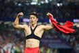 Heechan Hwang of Korea Republic celebrates after scoring the team's second goal during the FIFA World Cup Qatar 2022 Group H match between Korea Republic and Portugal.