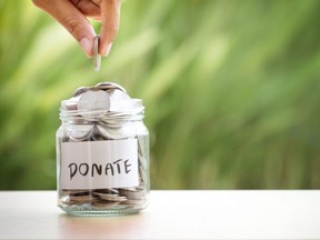 Charitable donations across Canada in 2020 — the first year of the COVID-19 pandemic — were at their lowest level in 20 years, according to a new report.
