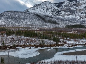 Late afternoon in the Red Deer River valley west of Sundre, Alta., on Monday, December 26, 2022.