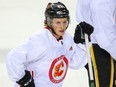 Calgary Flames Matthew Phillips during NHL training camp at the Saddledome in Calgary on Friday July 17, 2020.