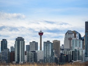 The Calgary downtown skyline was photographed on Tuesday, November 22, 2022.