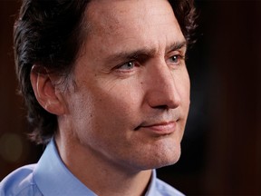 Canada's Prime Minister Justin Trudeau looks on during an interview in Ottawa, Ontario, Canada January 6, 2023.