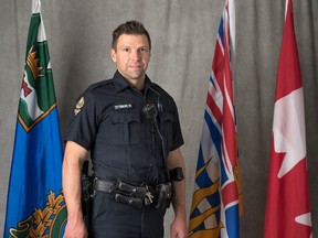 Const. Wade Tittemore was killed last Monday in avalanche near Kaslo, B.C.Photo supplied by the City of Nelson