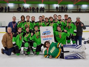 RHC Junior Whalers captured the Junior Rec crown in the 2023 Esso Minor Hockey Week, which ended Jan. 21, 2023 in Calgary.