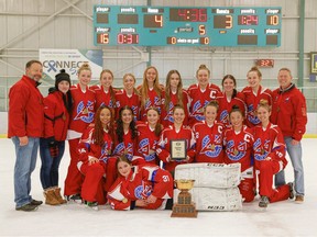 De Esso Golden Ring-ringette-kampioenen in de U19AA-divisie, gekroond op zondag 22 januari 2023, waren de Calgary Fusion.