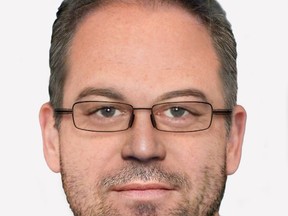 British forensic artist Tim Widden created this image of what Jeffrey Dupres might look like today. Dupres disappeared from his Slave Lake home in 1980 when he was three years old. Slave Lake RCMP are also circulating the picture in the hopes that it will generate new information about Dupres and his whereabouts.