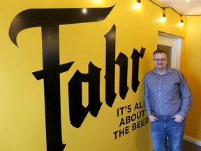 Jochen Fahr poses at his brewery in Diamond Valley, south of Calgary on Thursday, February 2, 2023. The award winning brewer will be expanding in the future.