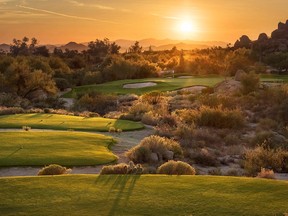 Sunset at The Boulders in Scottsdale, Ariz. (Courtesy of The Boulders Resort & Spa Scottsdale)