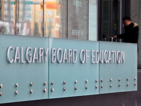 The Calgary Board of Education headquarters along 8th St. and 12 Ave. SW. Tuesday, January 25, 2022.