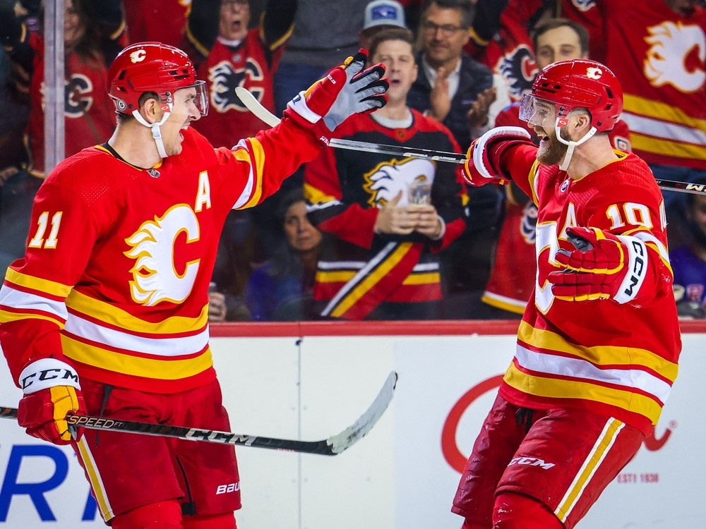 Andersson's 3rd-period goal helps Flames beat Wild 5-3 - The San Diego  Union-Tribune