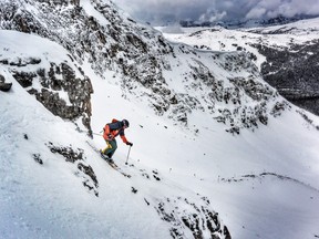 SNOW SCENE: Every type of terrain at Sunshine Village The Delirium Dive at Sunshine Village.