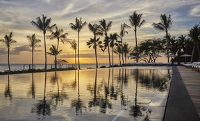 A postcard-worthy setting — the adults-only infinity pool at Four Seasons Resort Oahu at Ko Olina. (Photo by Christian Horan/Courtesy of Four Seasons)
