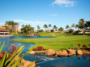 The finishing hole at Ko Olina Golf Club on Oahu, where Canada’s Brooke Henderson won back-to-back titles at the LPGA Tour’s Lotte Championship in 2018-19. (Courtesy of Ko Olina Golf Club)