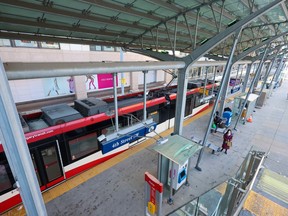 The 4th Street S.W. CTrain station was the scene of an early morning multiple stabbing incident on Wednesday, March 15, 2023. A man and woman were taken to hospital in serious non-life-threatening condition.