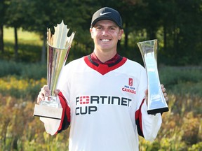 Wil Bateman, d'Edmonton, a remporté le championnat de la Coupe Fortinet 2022 du PGA Tour Canada à Kitchener, en Ontario.  La confrontation de fin de saison se jouera à Country Hills à Calgary en 2023.