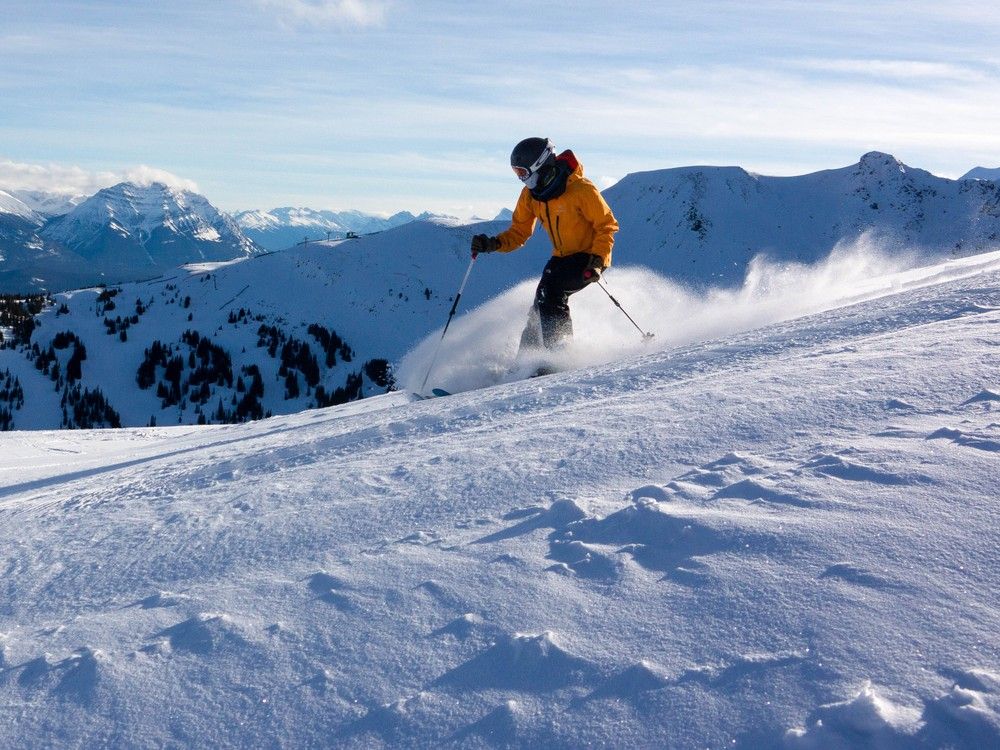 Marmot Basin in Jasper National Park heeft dit seizoen bijna 300 cm sneeuw gekregen.