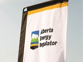 AER (Alberta Energy Regulator) flag. Credit: Alberta Energy Regulator.