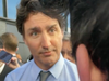 Justin Trudeau stops to speak to an unnamed PPC supporter during a visit to University of Manitoba, in a clip that is bering shared on social media.