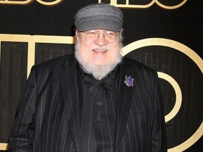 George R.R. Martin in September 2018 at the Emmy Awards after party.