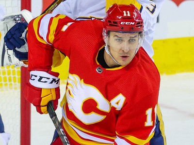 Elias Lindholm Autographed Calgary Flames Replica Jersey