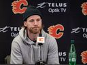 Forward Elias Lindholm declined to comment on his future with the Calgary Flames.