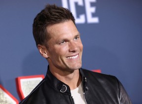 Tom Brady attends a premiere for the film "80 for Brady" in Los Angeles January 31, 2023.