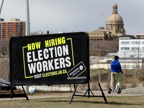 Alberta election workers